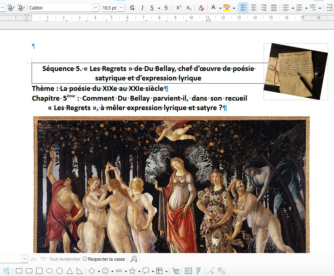 La nature dans les Regrets du poète du Bellay