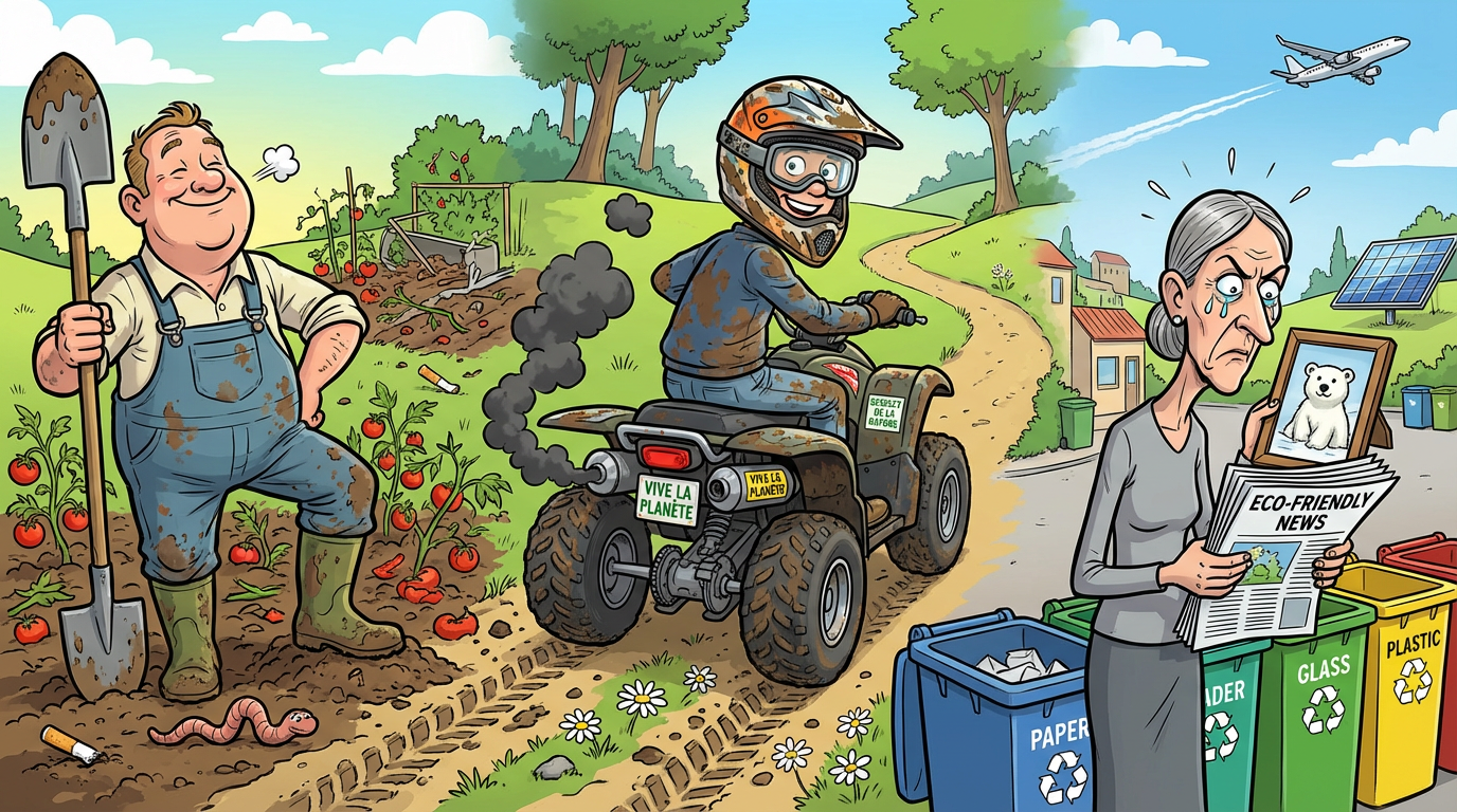 Caricatures de personnages types